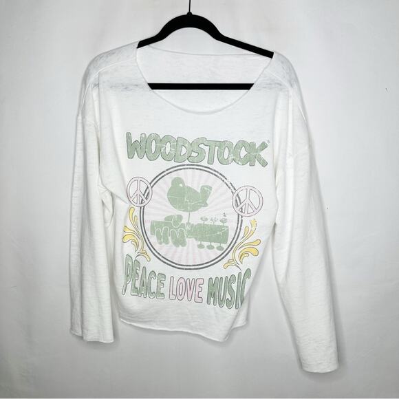 RECYCLED KARMA Woodstock Bell Sleeve Top NWOT in Small - Picture 2 of 4